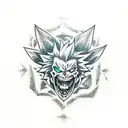 A captivating tattoo design inspired by your favorite anime, Seven Deadly Sins, featuring the iconic symbols or characters from the series, symbolizing your love for anime and storytelling. tattoo design idea