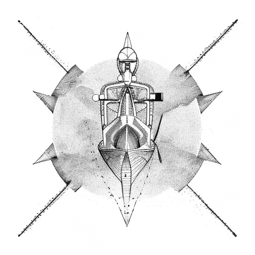 sailing electrical engineer leader tattoo design idea