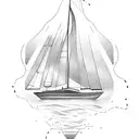 racing sailboat electrical engineer leadership tattoo design idea