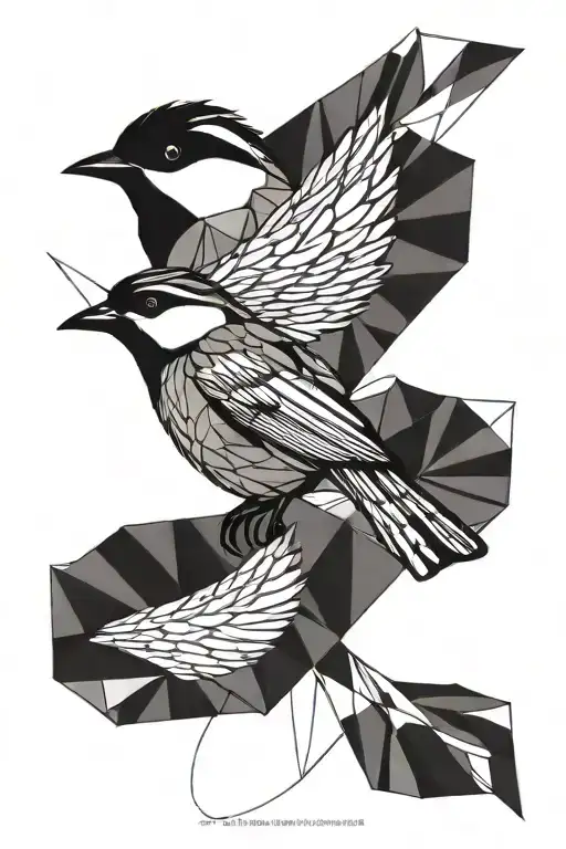 chickadee tattoo design idea