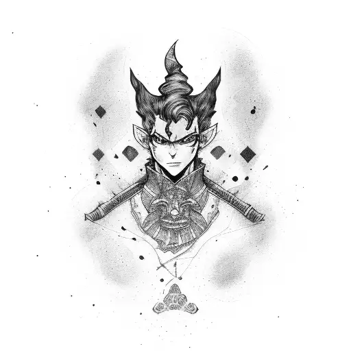 hisoka hunter hunter  tattoo design idea