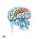 adhd brain tattoo design idea