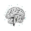 adhd brain tattoo design idea