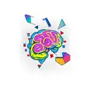 adhd brain tattoo design idea
