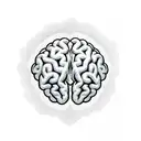 adhd brain tattoo design idea