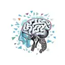 adhd brain tattoo design idea