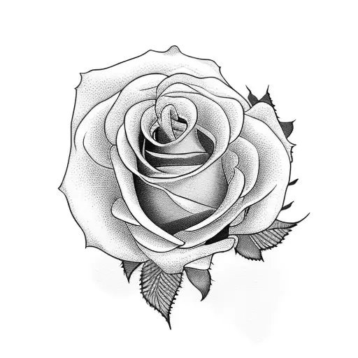 A sexy woman holding a glock with roses in her background tattoo design idea