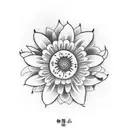 Daisy tattoo design idea
