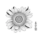 Daisy tattoo design idea