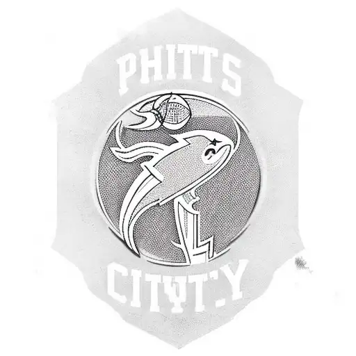 Incorporate elements of all four Philadelphia sports teams into a tattoo that represents the city's passion for sports tattoo design idea