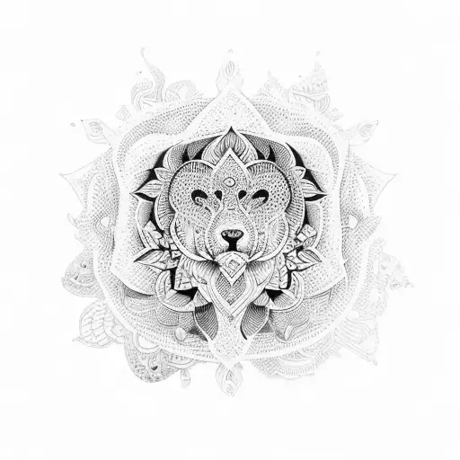 yoga tattoo design idea