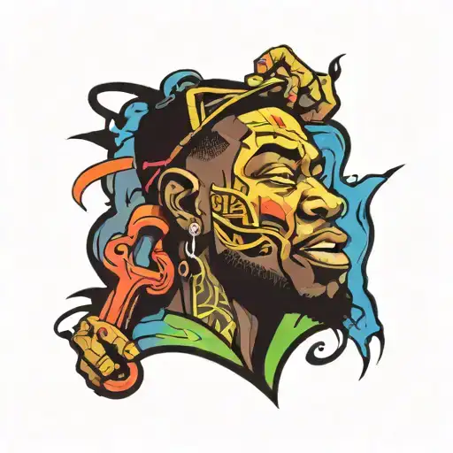 nigga getting fucked tattoo design idea