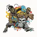 nigga getting fucked tattoo design idea