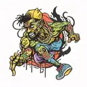 nigga getting fucked tattoo design idea