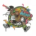 nigga getting fucked tattoo design idea