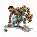 nigga getting fucked tattoo design idea