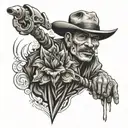 Gangster tattoo design idea