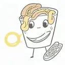 mac and cheese with hot dogs wedge shape made tattoo design idea