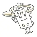 mac and cheese with hot dogs wedge shape made tattoo design idea