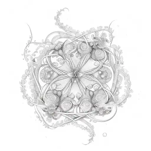 An intricate sketch of your children's names intertwined with delicate floral elements tattoo design idea