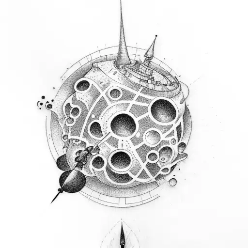 treasure planet tattoo design idea