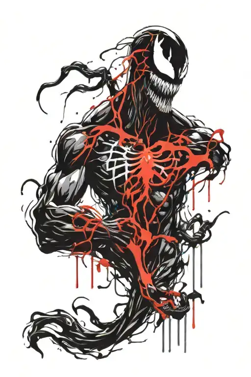 Venom tattoo design idea