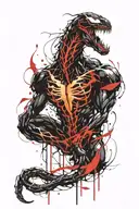 Venom tattoo design idea