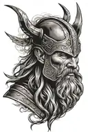 Viking Thor tattoo design idea