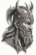 Viking Thor tattoo design idea