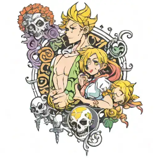 seven deadly sins anime ban tattoo design idea