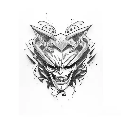 zoro swords tattoo design idea