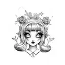 melanie martinez  tattoo design idea