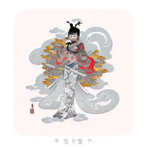 black sexy fairy tattoo design idea