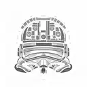 star wars ships tattoo design idea