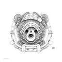 kaws bear hear no evil see no evil speak no evil  tattoo design idea
