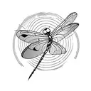 Dragonfly tattoo design idea