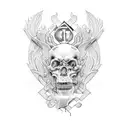 Acta non Verba tattoo design idea