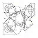 order and chaos theory tattoo design idea