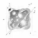 big dipper constellation tattoo design idea