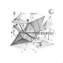 big dipper constellation tattoo design idea