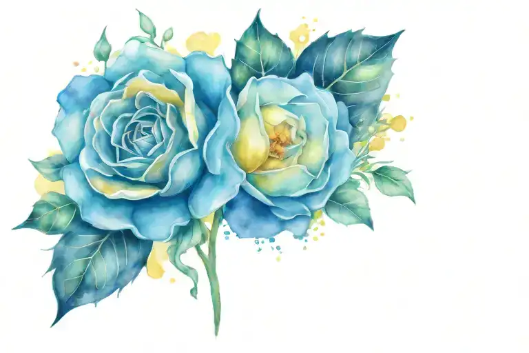 Hufflepuff student gardening tattoo design idea