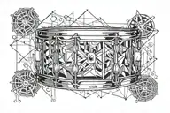 snare drum,  window cleaning tattoo design idea