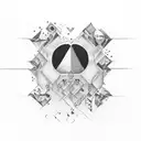 struggle of love tattoo design idea