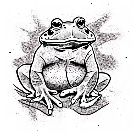 battle toad tattoo design idea