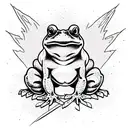 battle toad tattoo design idea