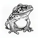 battle toad tattoo design idea