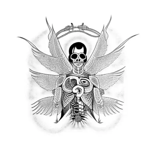 band nirvana - in utero tattoo design idea
