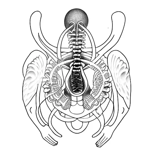 nirvana - in utero tattoo design idea