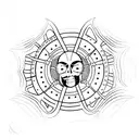 band nirvana - in utero tattoo design idea