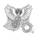 band nirvana - in utero tattoo design idea